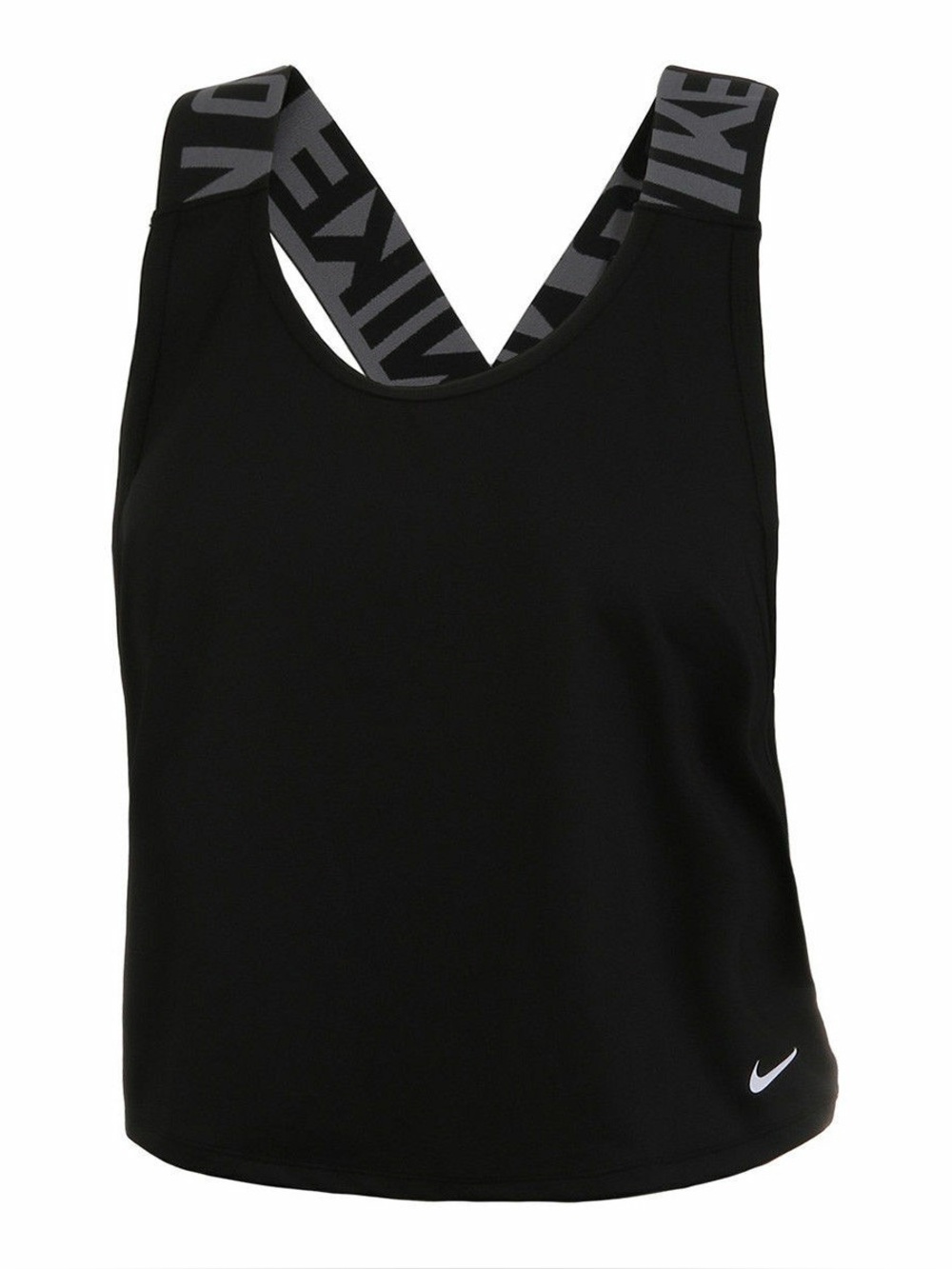 Nike Pro Dri-fit black Intertwist women's gym active training tank top medium